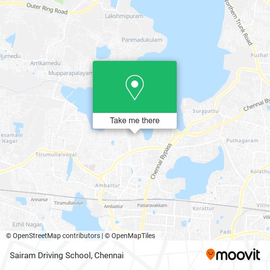 Sairam Driving School map