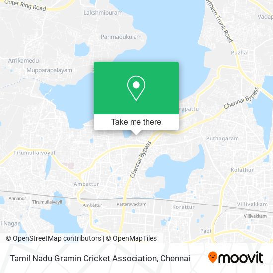Tamil Nadu Gramin Cricket Association map