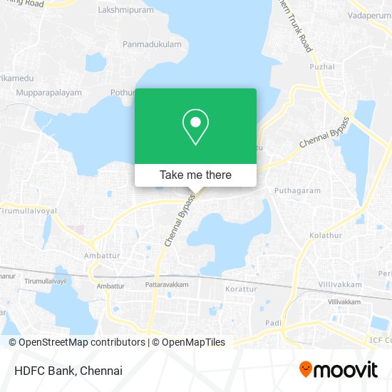 HDFC Bank map