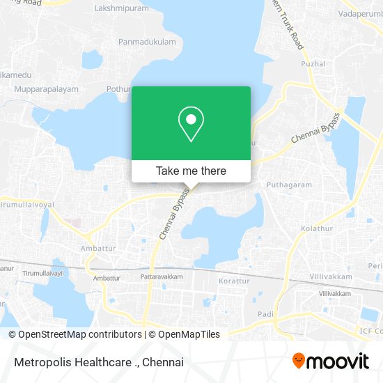 Metropolis Healthcare . map