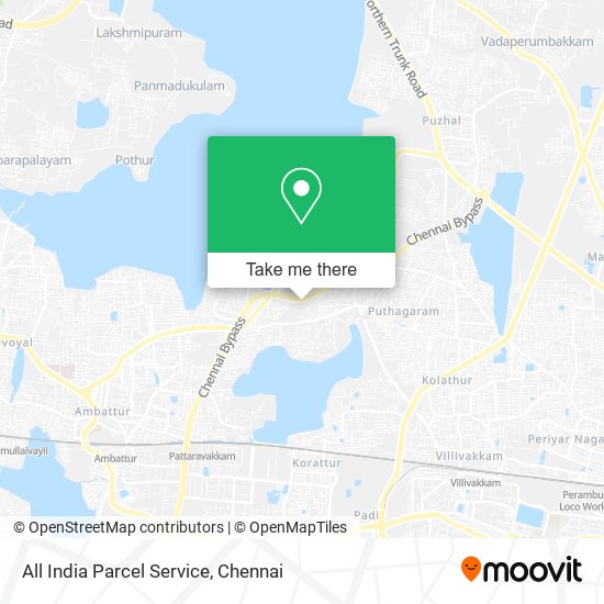 All India Parcel Service map