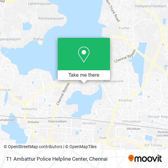 T1 Ambattur Police Helpline Center map