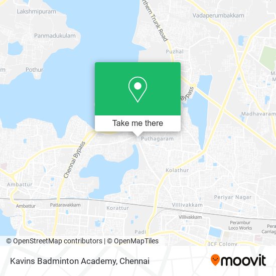 Kavins Badminton Academy map