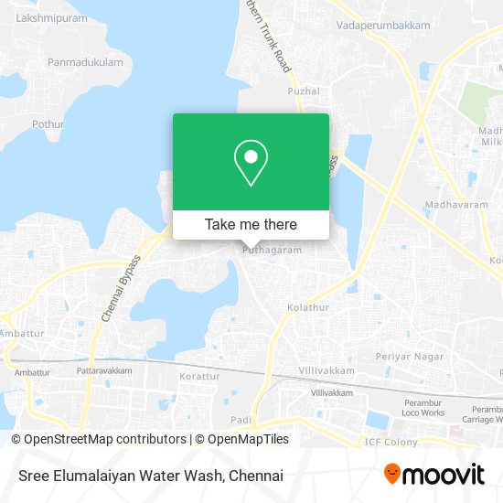 Sree Elumalaiyan Water Wash map