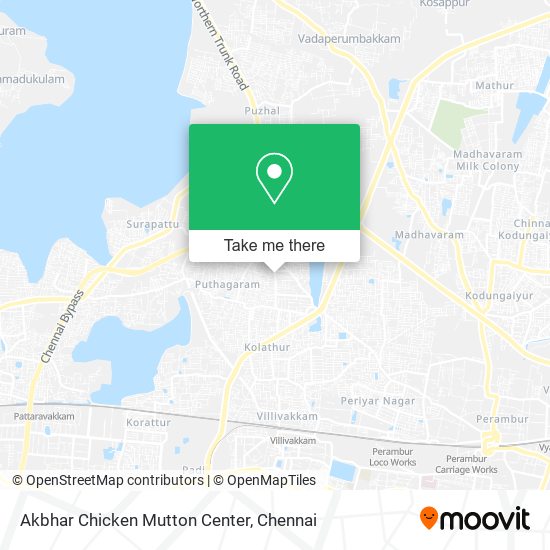 Akbhar Chicken Mutton Center map