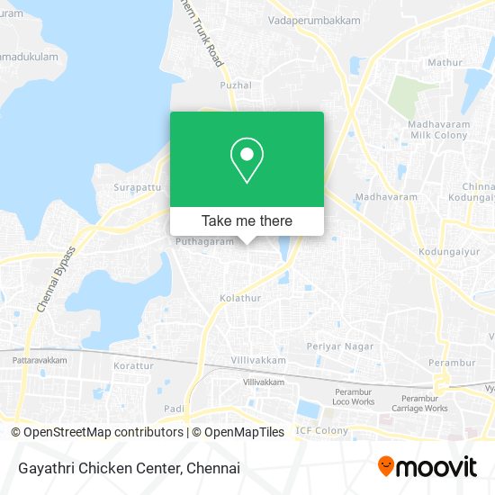 Gayathri Chicken Center map