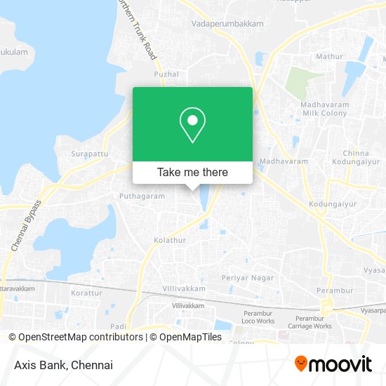 Axis Bank map