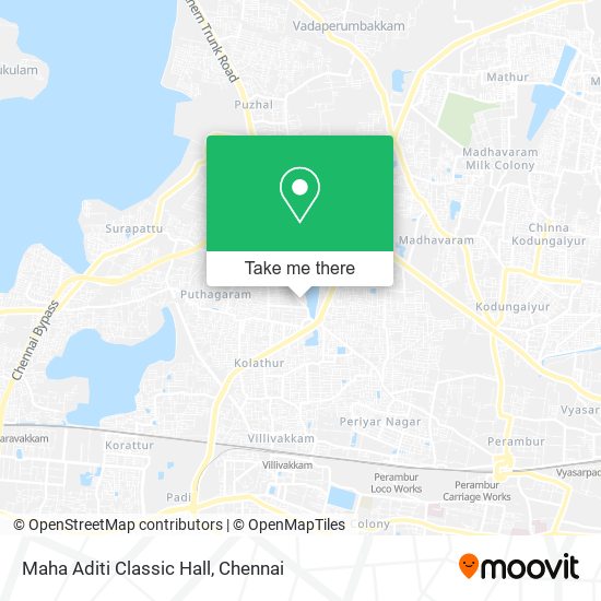 Maha Aditi Classic Hall map