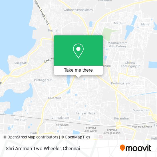 Shri Amman Two Wheeler map