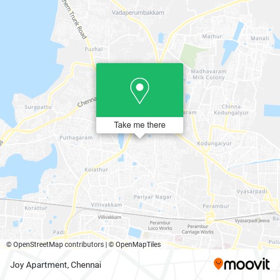 Joy Apartment map