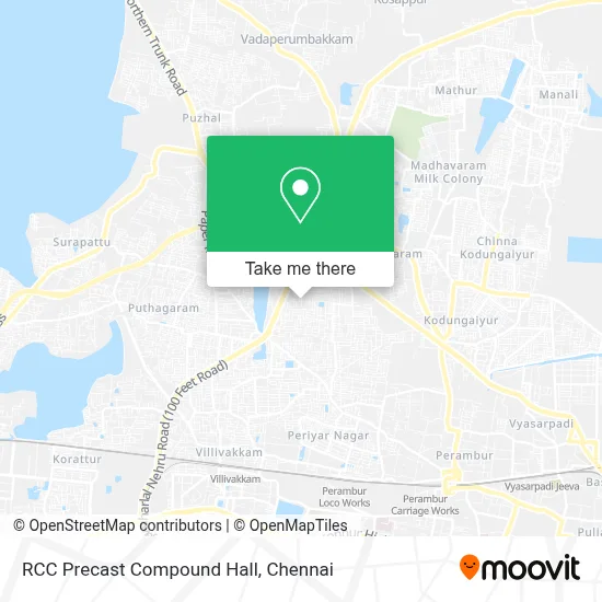 RCC Precast Compound Hall map