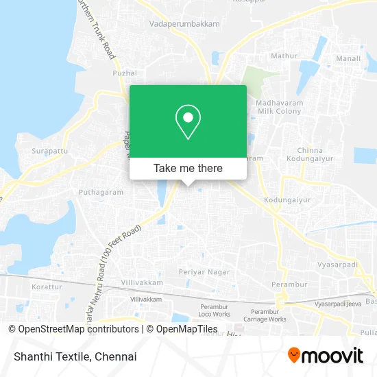 Shanthi Textile map