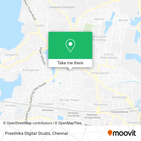 Preethika Digital Studio map