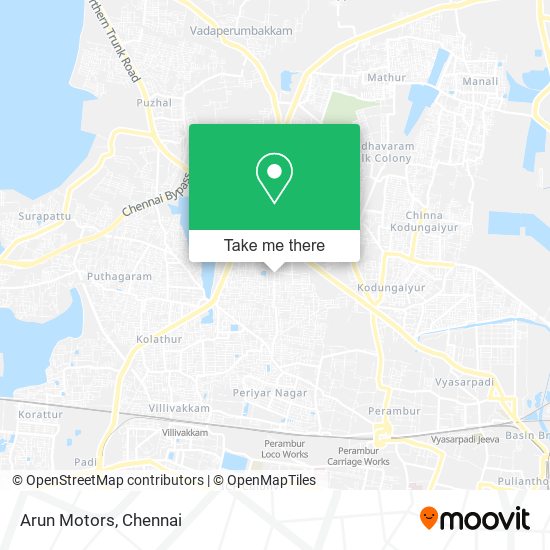 Arun Motors map