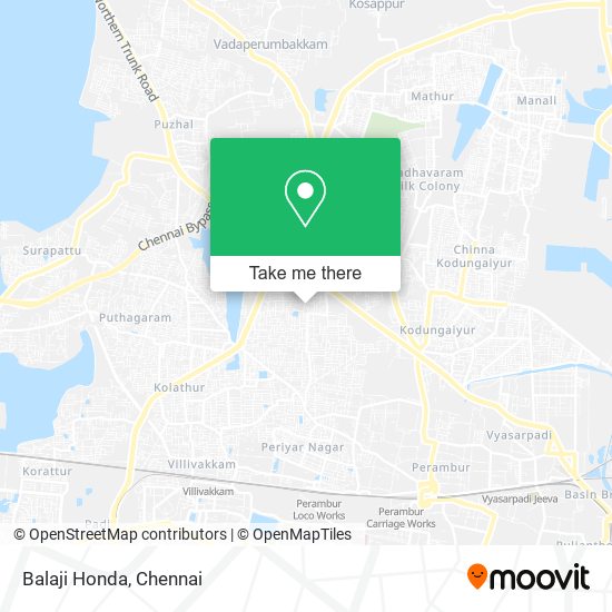 Balaji Honda map