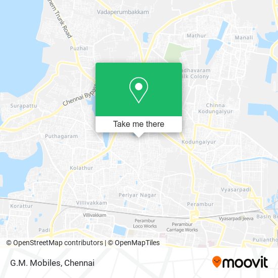 G.M. Mobiles map