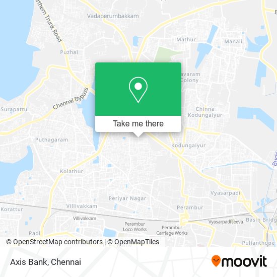 Axis Bank map