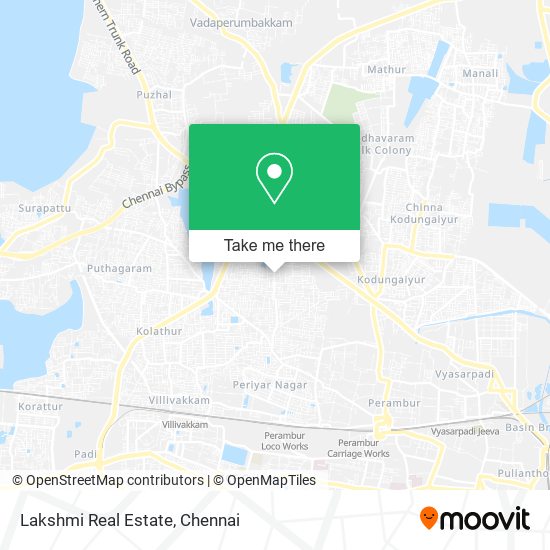 Lakshmi Real Estate map