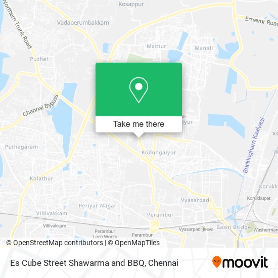 Es Cube Street Shawarma and BBQ map