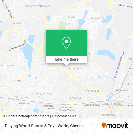 Playing World Sports & Toys World map