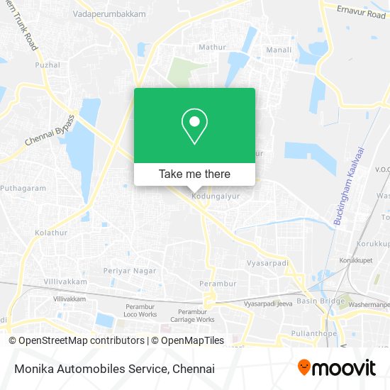 Monika Automobiles Service map