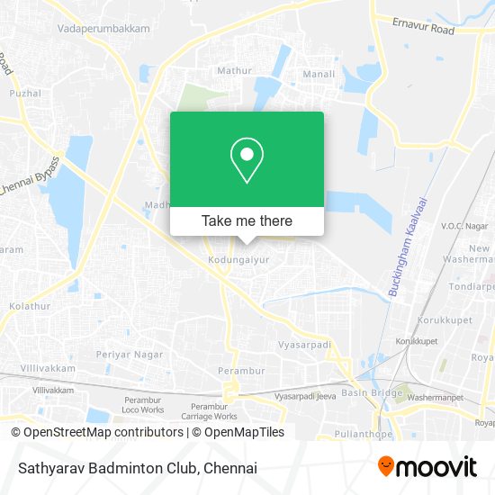 Sathyarav Badminton Club map