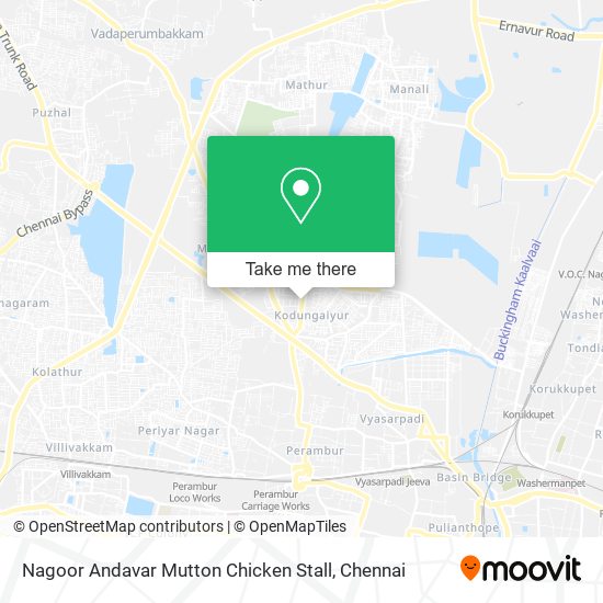 Nagoor Andavar Mutton Chicken Stall map