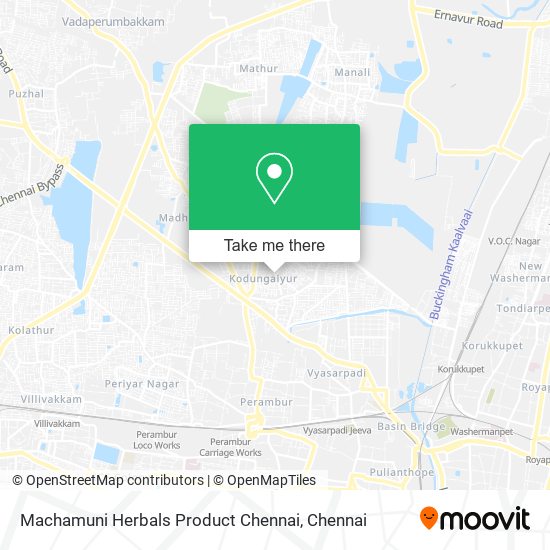 Machamuni Herbals Product Chennai map