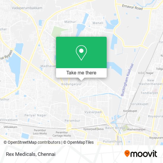 Rex Medicals map