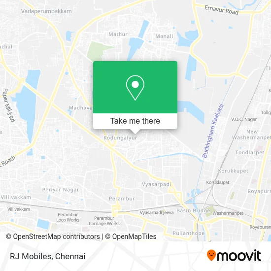 RJ Mobiles map