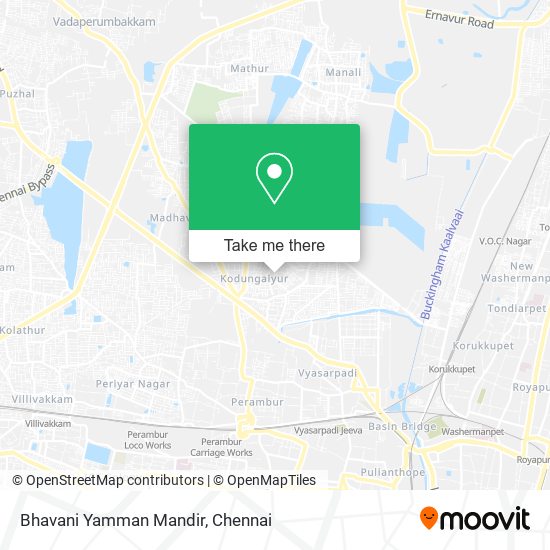 Bhavani Yamman Mandir map