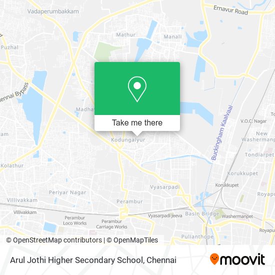Arul Jothi Higher Secondary School map