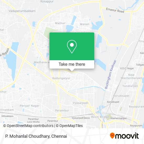 P. Mohanlal Choudhary map