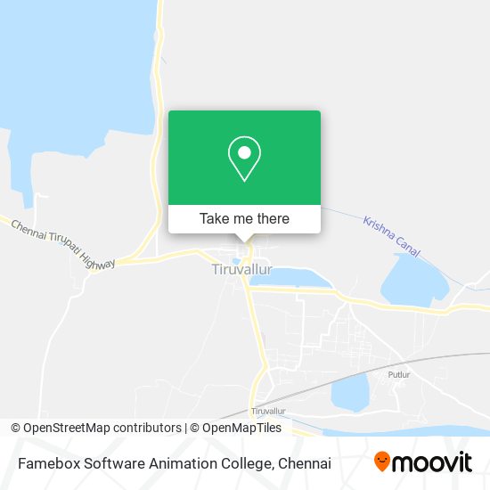 Famebox Software Animation College map