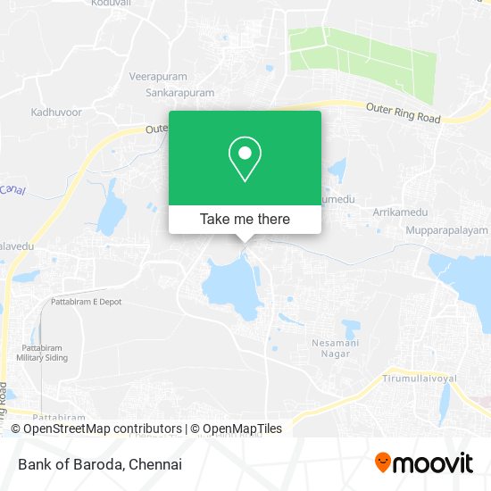 Bank of Baroda map