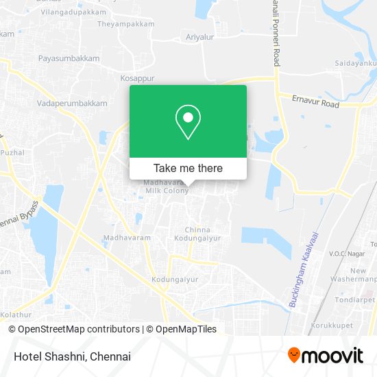 Hotel Shashni map