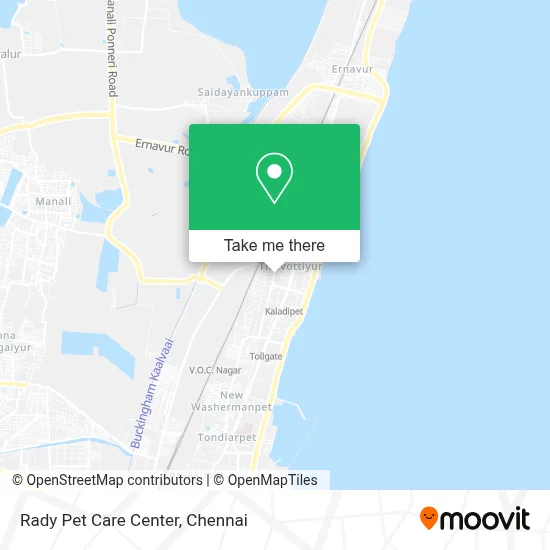 Rady Pet Care Center map