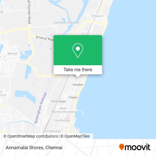 Annamalai Stores map