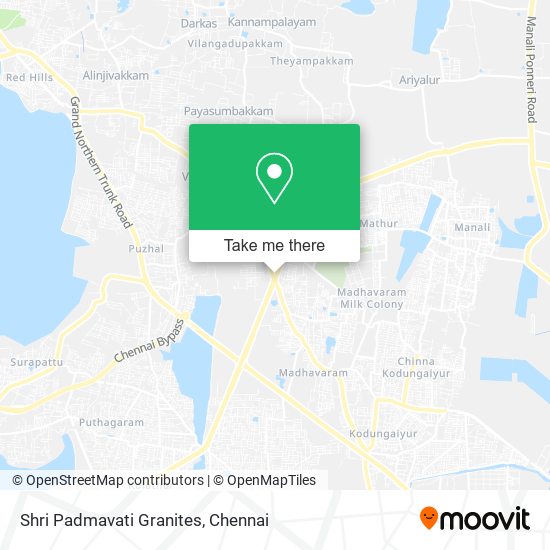 Shri Padmavati Granites map