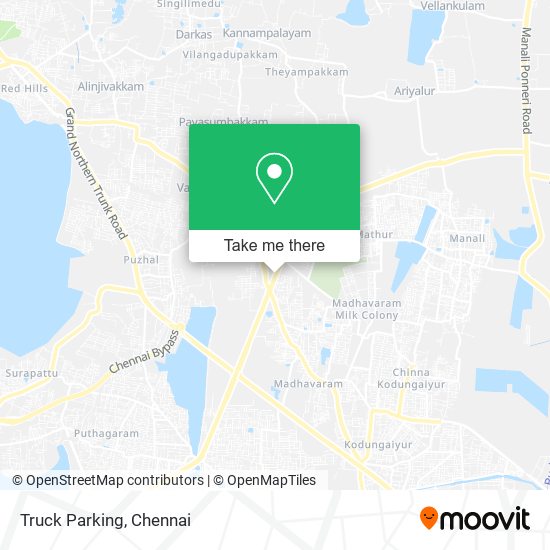 Truck Parking map