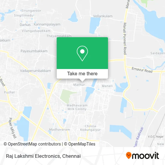 Raj Lakshmi Electronics map
