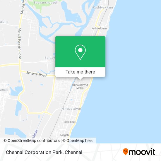 Chennai Corporation Park map