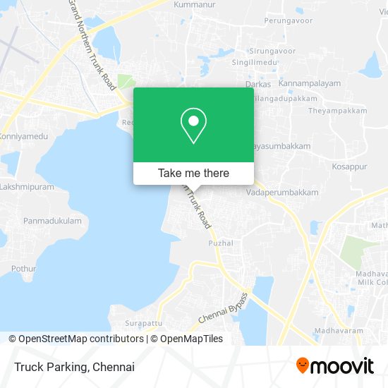 Truck Parking map