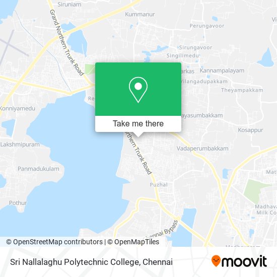 Sri Nallalaghu Polytechnic College map