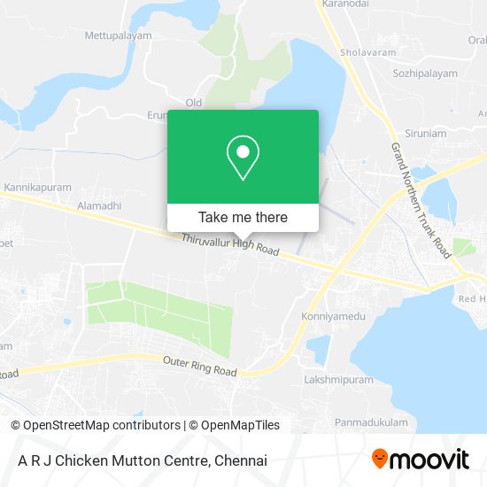 A R J Chicken Mutton Centre map