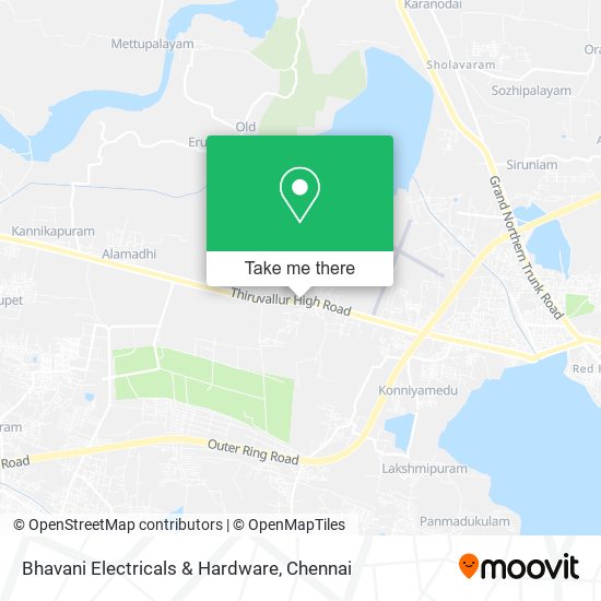 Bhavani Electricals & Hardware map