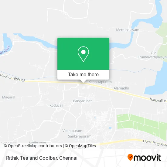 Rithik Tea and Coolbar map