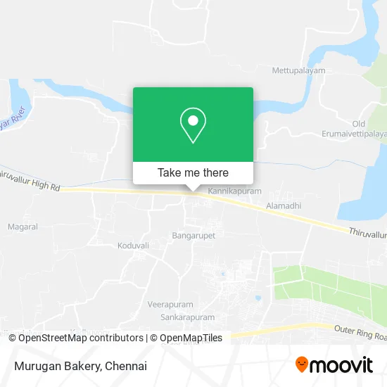 Murugan Bakery map
