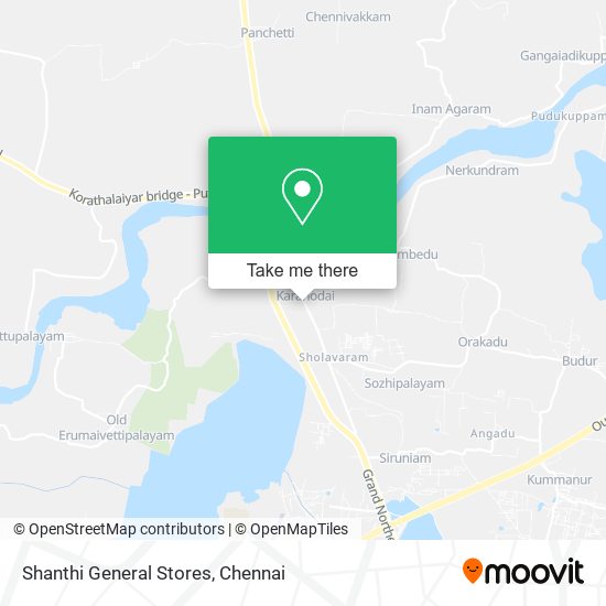 Shanthi General Stores map