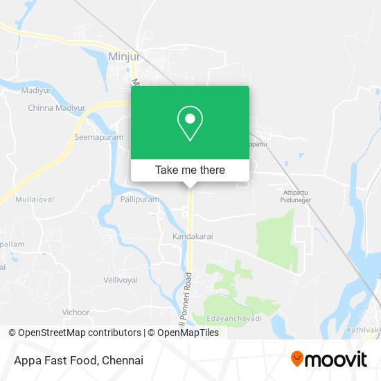 Appa Fast Food map